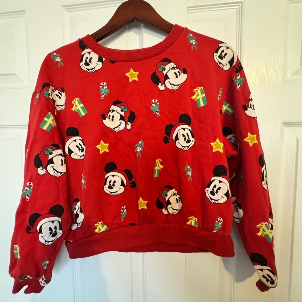H&M Divided x Disney Red Sweatshirt